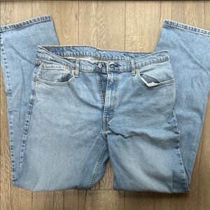 Levi's 550 Men’s 38x36 Light Blue Relaxed Fit Jeans